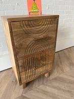 Magazijn leegverkoop set nachtkastjes Ibiza mangohout actie