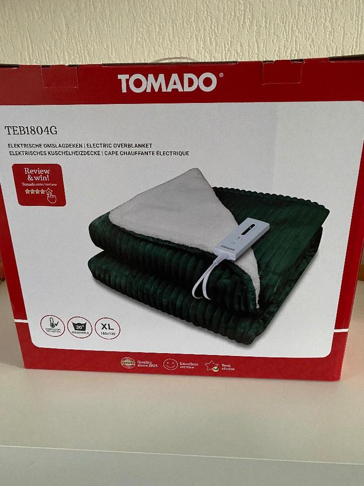 Elektrische omslagdeken Tomado, Huis en Inrichting, Woonaccessoires | Plaids en Woondekens, Nieuw, Ophalen of Verzenden