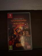 Minecraft Dungeons editie switch, Spelcomputers en Games, Games | Nintendo Switch, 3 spelers of meer, Ophalen of Verzenden, Zo goed als nieuw