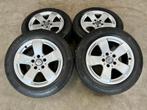 16 inch originele velgen + zomerbanden Mercedes E klasse, Auto-onderdelen, Banden en Velgen, Gebruikt, 16 inch, Banden en Velgen