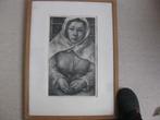 Aart van Dobbenburgh (1899-1989). "Katjuscha Maszlova ".Lith, Antiek en Kunst, Kunst | Litho's en Zeefdrukken, Ophalen