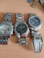 Lot Horloges - Batterij Nodig, Overige merken, Staal, Gebruikt, Staal