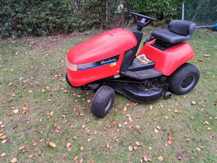 simplicity zitmaaier. hydrostaat inruil mogelijk, Tuin en Terras, Zitmaaiers, Gebruikt, 90 tot 120 cm, Elektrische starter, Ophalen
