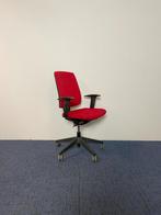5 x Bureaustoel Inofec Profim RAYA, rood, zwart voetkruis, Ergonomisch, Gebruikt, Bureaustoel, Ophalen
