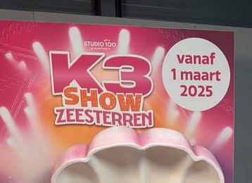 GEZOCHT: k3 zeesterren show 2 tickets beschikbaar voor biedingen