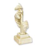 beeld van de fluisteraar , gietijzer, Ophalen of Verzenden