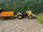 Rolly toys cat x-trac premium traptrekker met aanhanger, Ophalen, Zo goed als nieuw, Overige merken, Met kar of aanhanger