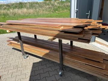 Amerikaans eiken houten vloer veel 3 meter planken +/-40m2 beschikbaar voor biedingen