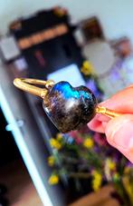 Bangle met Geslepen Labradoriet Hart, Ophalen of Verzenden, Nieuw, Met edelsteen