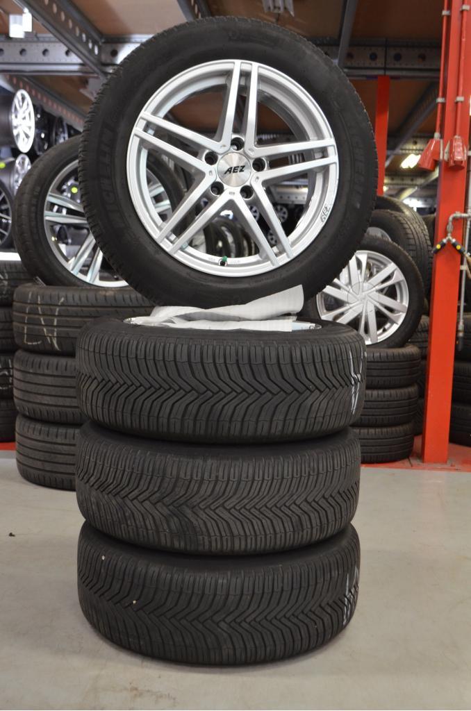 17" Mercedes C Klasse W206 Velgen 5x112 + All Seasonbanden, Auto-onderdelen, Banden en Velgen, Banden en Velgen, All Season, 17 inch