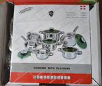 Green cooking Pannenset - Nieuw in Doos, Huis en Inrichting, Keuken | Potten en Pannen, Ophalen, Nieuw, Pannenset, Rvs