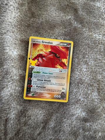 Team Magma’s Groudon (9/95) - Pokémonkaart beschikbaar voor biedingen