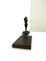Bronzen, messing sculptuur, gesigneerd Leo van Vegchel 1998, Antiek en Kunst, Ophalen of Verzenden