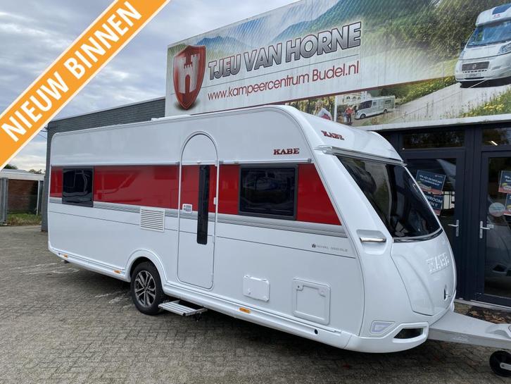 Kabe Royal 560 GLE 2026, Caravans en Kamperen, Caravans, Bedrijf, tot en met 4, Rondzit, Kabe, 2 aparte bedden, Overige typen
