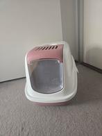 Wit met roze kattenbak, Ophalen of Verzenden, Zo goed als nieuw, Gesloten