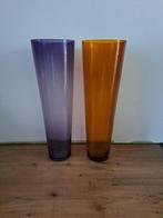 vazen, Huis en Inrichting, Woonaccessoires | Vazen, Glas, Gebruikt, 50 tot 75 cm, Ophalen