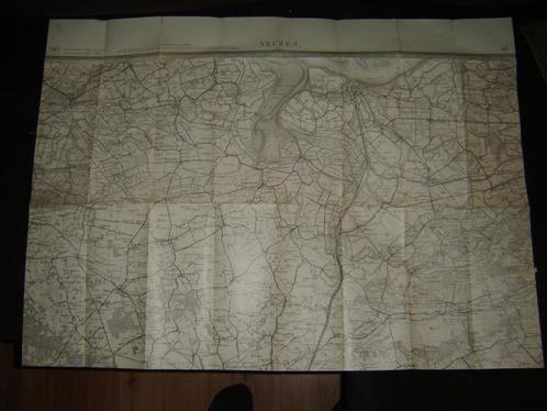 Stafkaart leger 1900 Zeeland Hoek Oostburg Axel Terneuzen, Verzamelen, Militaria | Algemeen, Landmacht, Overige typen, Nederland