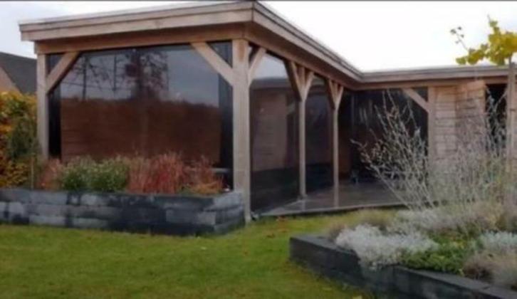 Verandazeil, zeil voor overkapping of aanbouw, Tuin en Terras, Overkappingen, Nieuw, Veranda, Ophalen of Verzenden