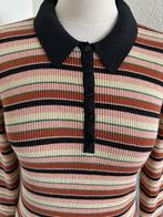 King Louie maat L polo top shirt strepen glitter 2451, Maat 42/44 (L), Ophalen of Verzenden, Zo goed als nieuw, King Louie