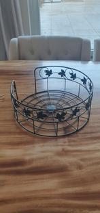 Nieuw Fruitmand zwart metaal €20, Huis en Inrichting, Woonaccessoires | Schalen en Manden, Ophalen of Verzenden, Nieuw, Rond, Overige materialen