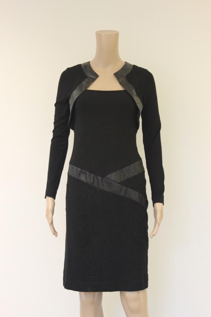 Chiarico zwarte jurk maat S/36, Kleding | Dames, Jurken, Zo goed als nieuw, Maat 36 (S), Zwart, Boven de knie, Ophalen of Verzenden