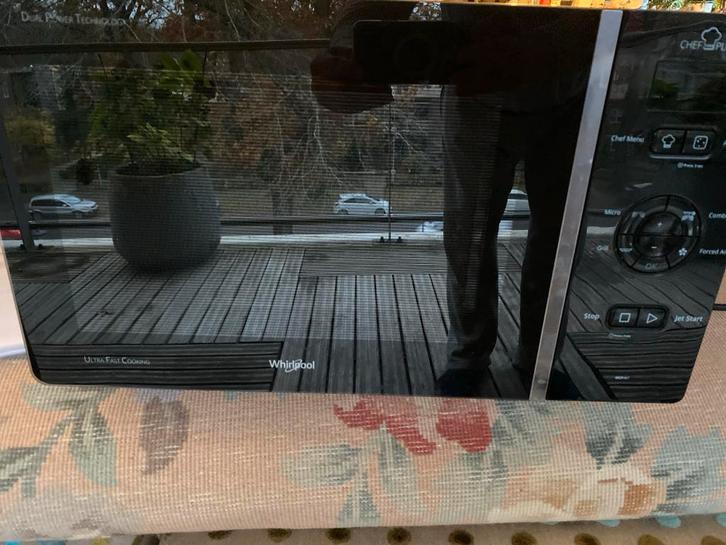 Whirlpool Combimagnetron MCP 347 gaat weg ivm nieuwe keuken, Witgoed en Apparatuur, Magnetrons, Zo goed als nieuw, Vrijstaand