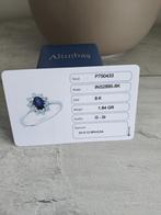 Sapphire diamond ring, 18 tot 19, Wit, Ophalen of Verzenden, Zo goed als nieuw