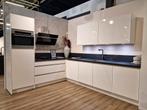 Nobilia Flash Showroomkeuken - Hoogglans Wit, Ophalen, Overige materialen, Hoekkeuken, Zo goed als nieuw