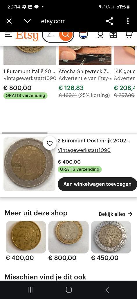 2 Euromunt Oostenrijk 2002. En 2 euro 2003 G en D Duitsland, Verzamelen, Overige Verzamelen, Gebruikt, Ophalen of Verzenden