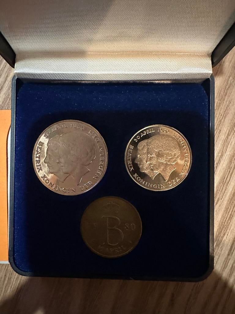 Muntset Juliana & Beatrix 1980, Ophalen of Verzenden, Overige typen