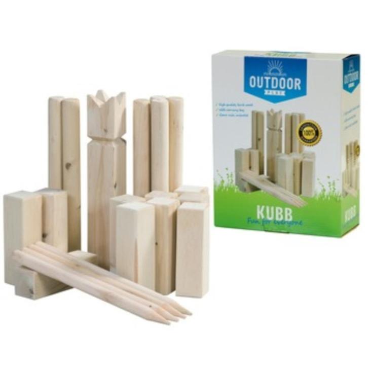 Te koop Kubb spel, Kinderen en Baby's, Speelgoed | Buiten | Los speelgoed, Nieuw, Ophalen of Verzenden