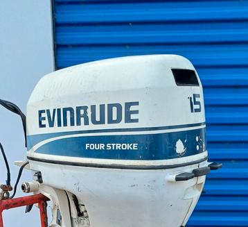 Evinrude 15 pk 4 takt langstaart op afstandbediening  beschikbaar voor biedingen