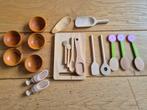 Houten Speelgoed Keuken Accessoires Set, Ophalen of Verzenden, Zo goed als nieuw, Hout, Speelkeuken-accessoire