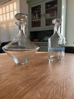 Een of twee karaffen, rond en vierkant, ook per stuk te koop, Huis en Inrichting, Woonaccessoires | Stolpen, Ophalen, Gebruikt
