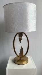 TAFELLAMP RINGLAMP GOUD & ZILVER INC VELVET KAP ERIC KUSTER, Ophalen of Verzenden, Nieuw, 75 cm of meer