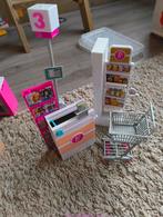 Barbie supermarkt en keuken, Ophalen of Verzenden, Zo goed als nieuw, Toebehoren