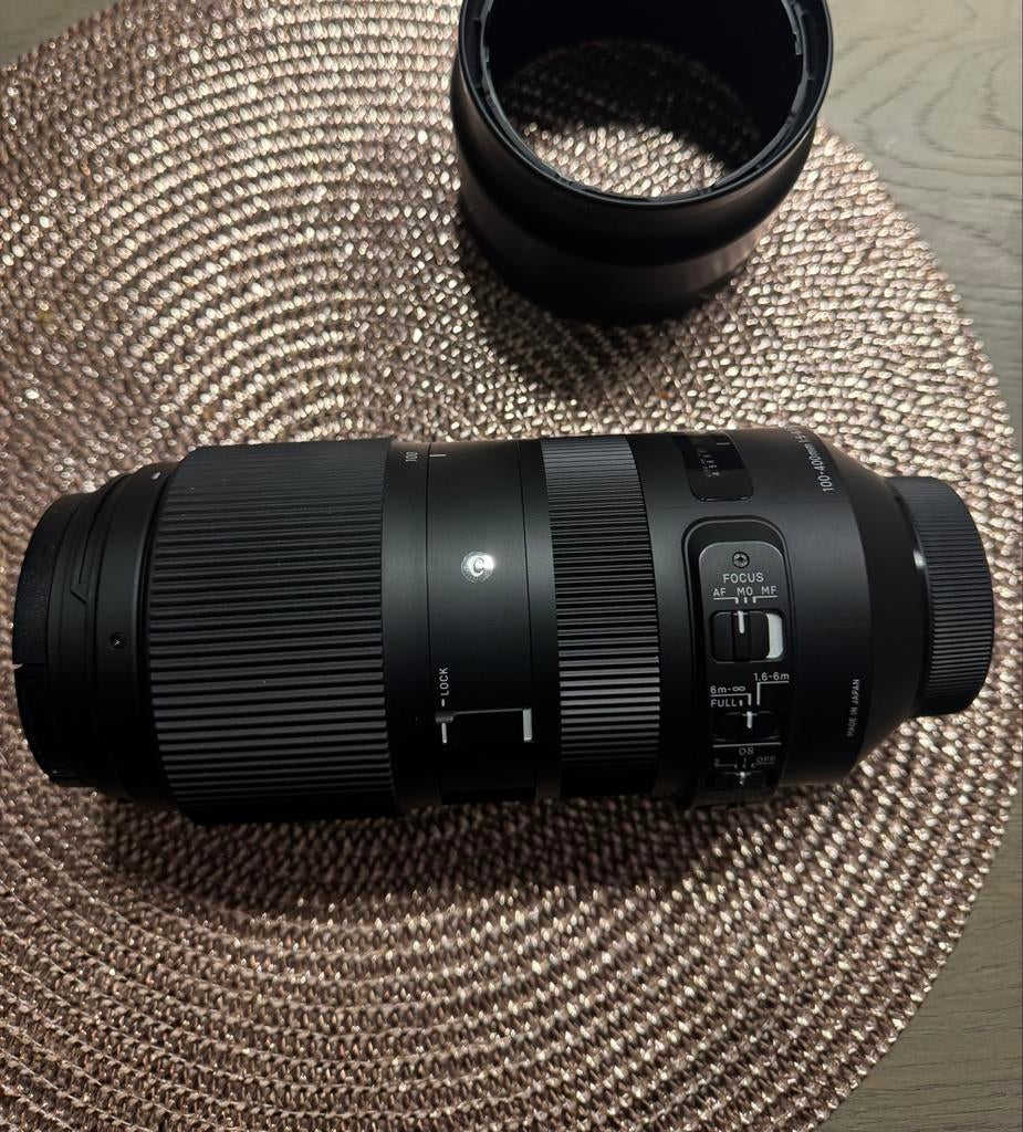 Sigma 100-400mm F5-6.3 DG Contemporary Lens voor Nikon, Audio, Tv en Foto, Fotografie | Lenzen en Objectieven, Nieuw, Telelens