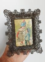 Antiek verzilverd kadertje, Antiek en Kunst, Ophalen of Verzenden