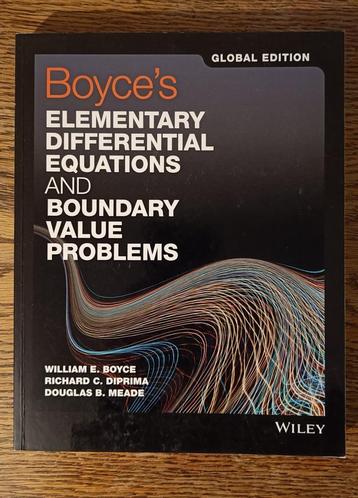 Boyce's Elementary differntial equations and boundary value  beschikbaar voor biedingen