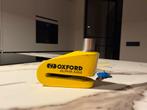 Oxford Alpha XA14 – Schijfremslot met alarm (Motor, scooter), Motoren, Accessoires | Sloten, Ophalen of Verzenden, Gebruikt