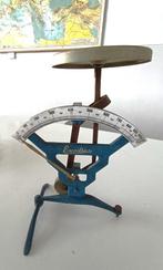 antieke brievenweegschaal metaal emaille vintage industrieel, Antiek en Kunst, Ophalen of Verzenden