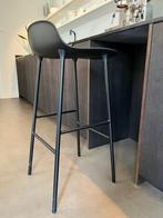 Barkruk Normann zwart, Ophalen, Kunststof, 60 tot 90 cm, Zo goed als nieuw