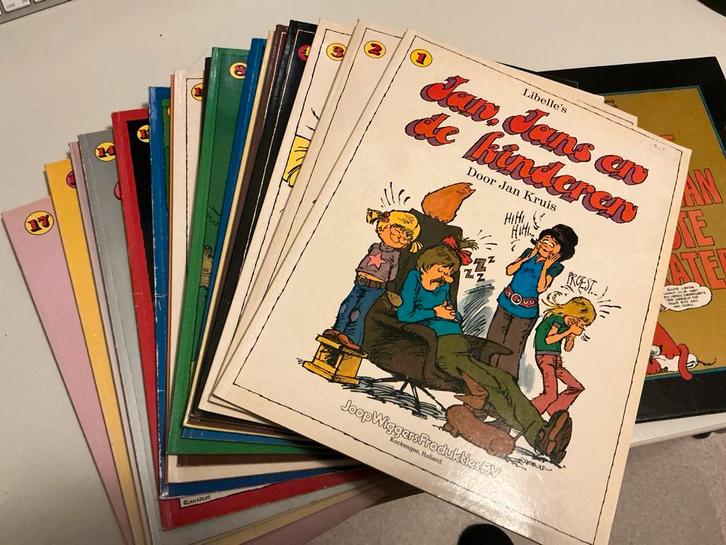 Jan, Jans en de kinderen - Diverse strips, Boeken, Stripboeken, Gelezen, Meerdere stripboeken, Ophalen of Verzenden