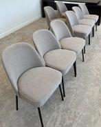BePureHome Vogue stoel zand, partij van 8 stuks, Huis en Inrichting, Stoelen, Zwart, Ophalen of Verzenden, Zo goed als nieuw, Metaal