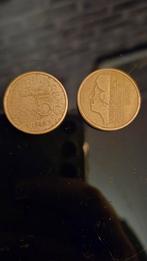 2x 5 gulden munt, Postzegels en Munten, Munten | Nederland, Ophalen of Verzenden