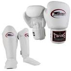 Twins 14oz Handschoenen + Scheenbeschermers Maat M Wit Windy, Maat L, Ophalen of Verzenden, Nieuw, Overige