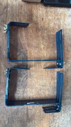 Nieuwe stevige metalen verstelbare balkonhaken 24x9 cm 2 st., Minder dan 30 cm, Nieuw, Ophalen of Verzenden, Metaal