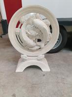 Decoratief Koi Karper Beeld, Ophalen of Verzenden, Gebruikt, Beton, Dierenbeeld