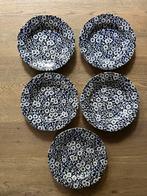 5 stuks Prachtige antieke calico Burleigh bordjes, Antiek en Kunst, Ophalen of Verzenden