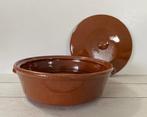 Franse flinke terracotta pot kookpot met deksel (nieuw!), Antiek en Kunst, Antiek | Keramiek en Aardewerk, Ophalen of Verzenden